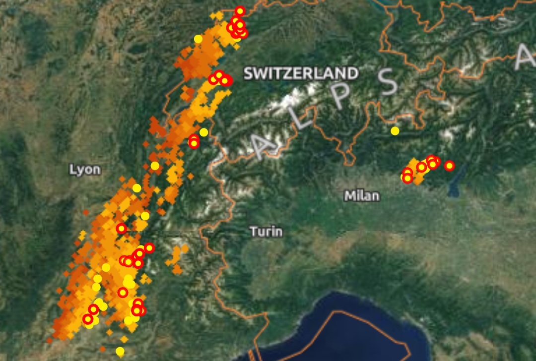 Linea temporalesca Francia 4 giugno