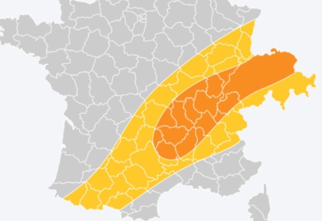 Maltempo Francia 6 giugno