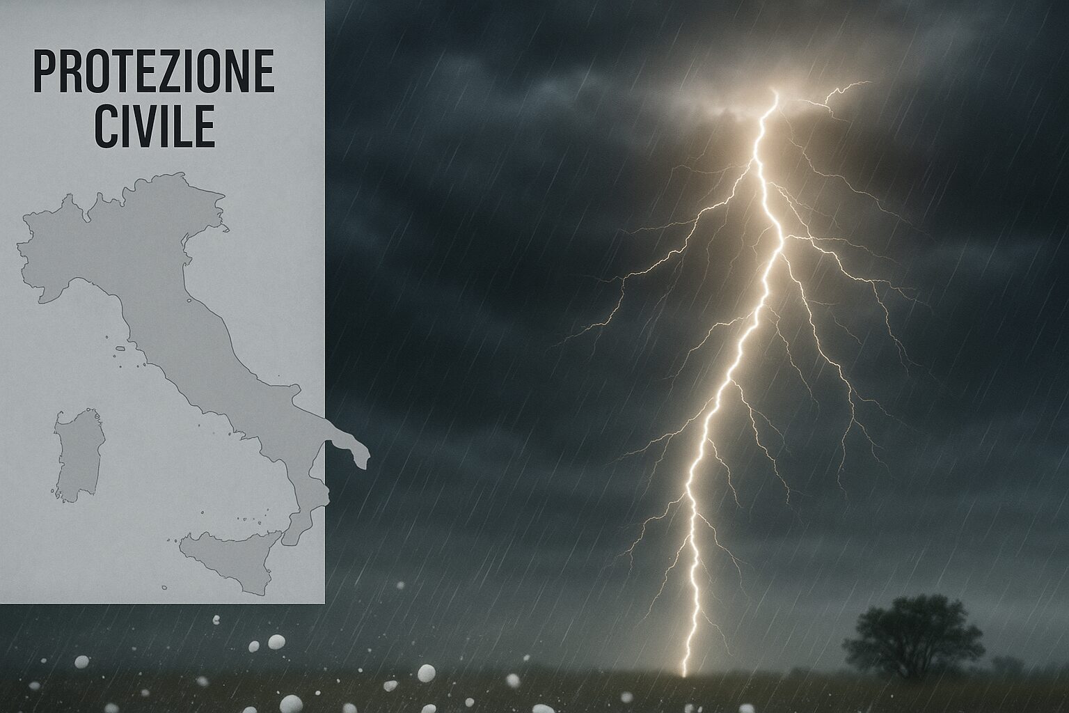 Maltempo sull’Italia, diramata l’allerta gialla della Protezione Civile per temporali in numerose regioni: ecco dove 