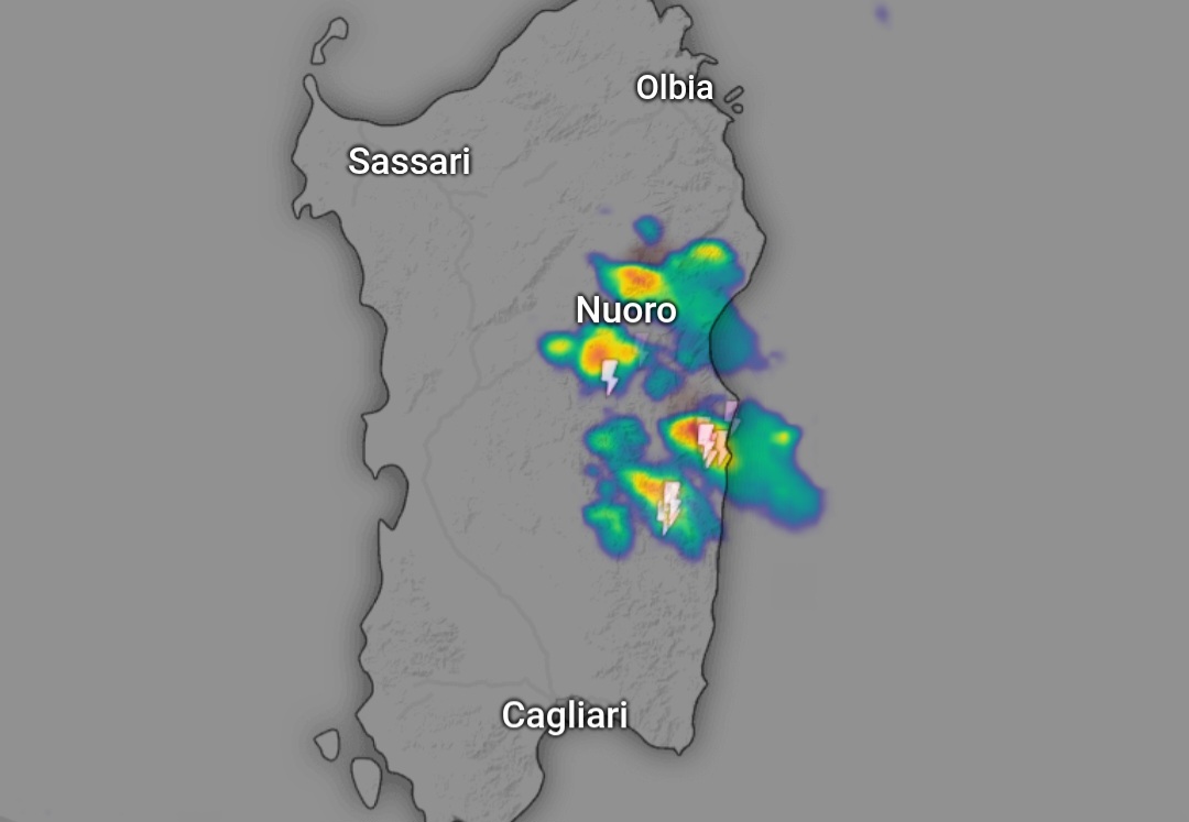 Maltempo Sardegna 22 giugno