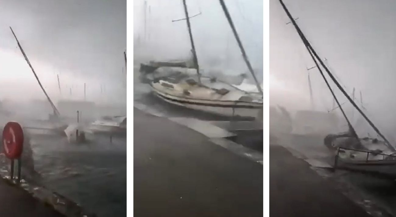 Tempesta devasta il porto di Neuchâtel–St-Blaise: raffiche fino a 140 km/h | VIDEO