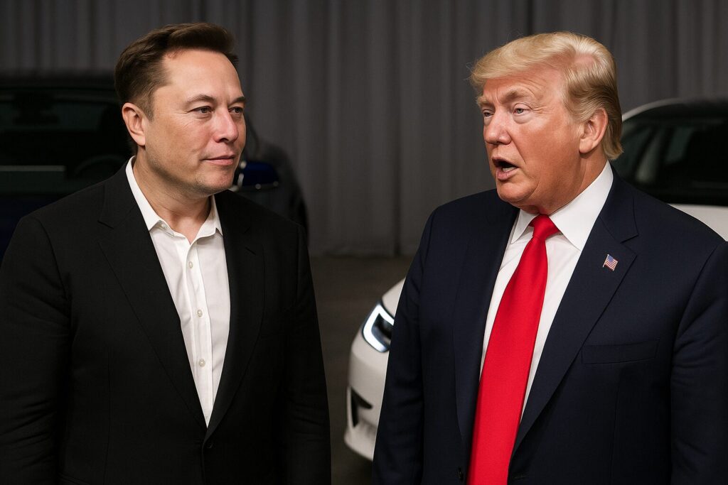 Musk Trump Auto elettriche