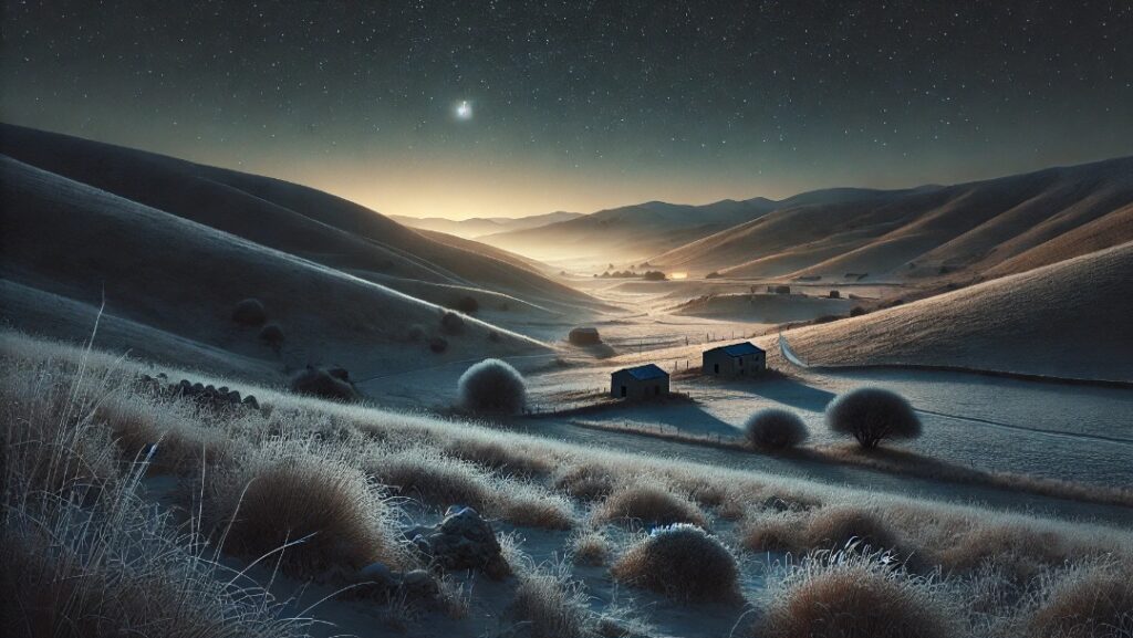 Notte gelida in Abruzzo