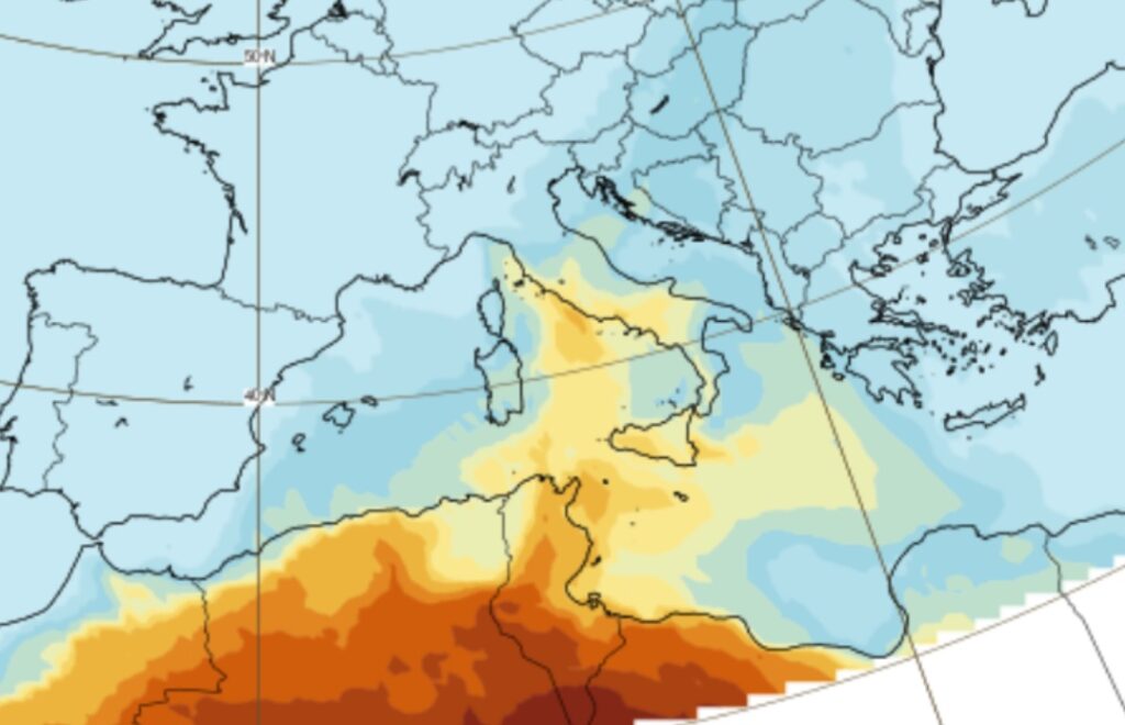 PM10 previsioni fine settimana