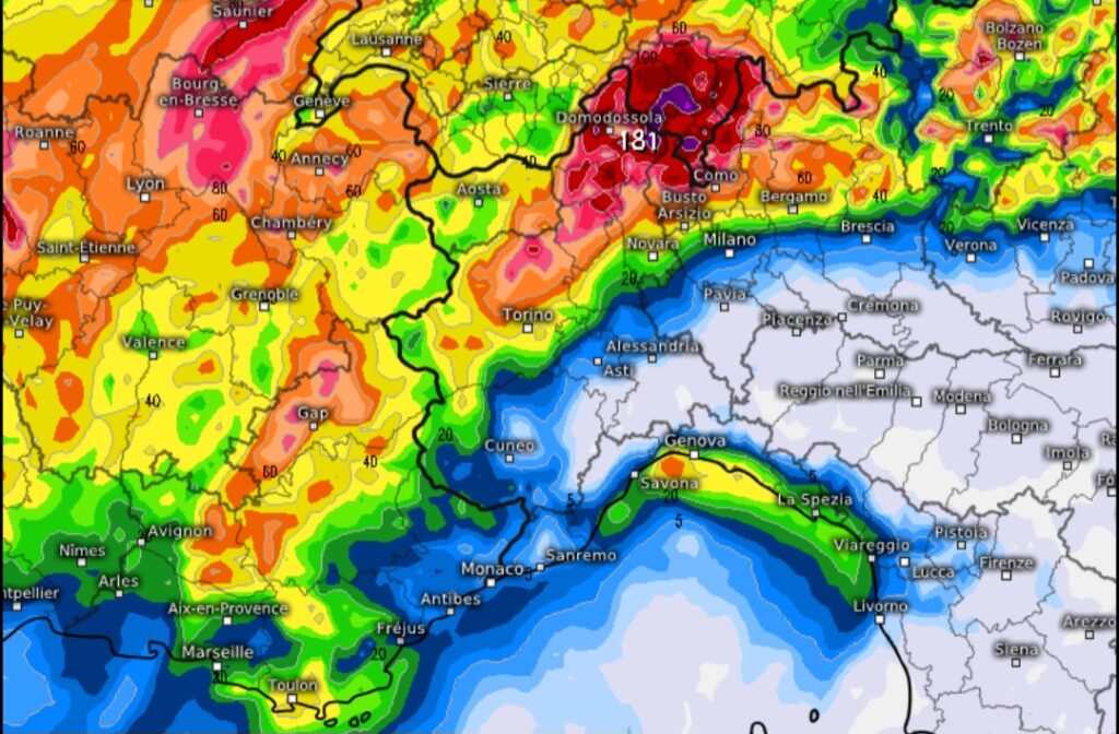 Precipitazioni Piemonte giugno 2025