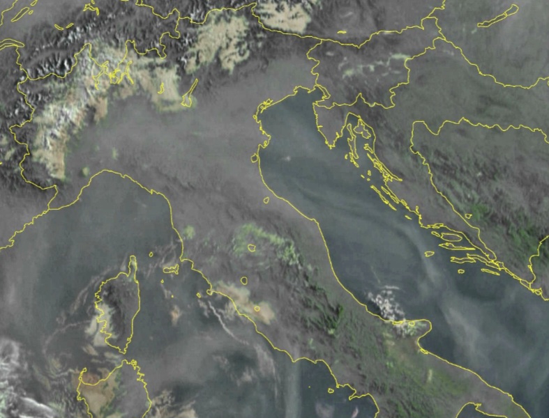 Satellite Centro-Nord Italia 10 giugno