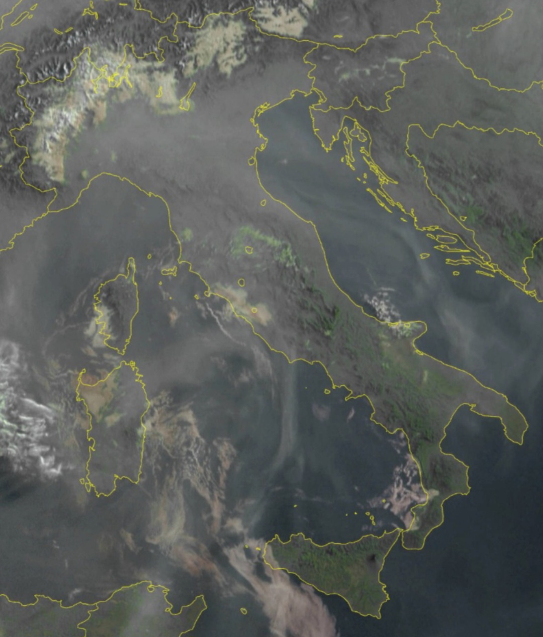 Satellite Italia 10 giugno 2025