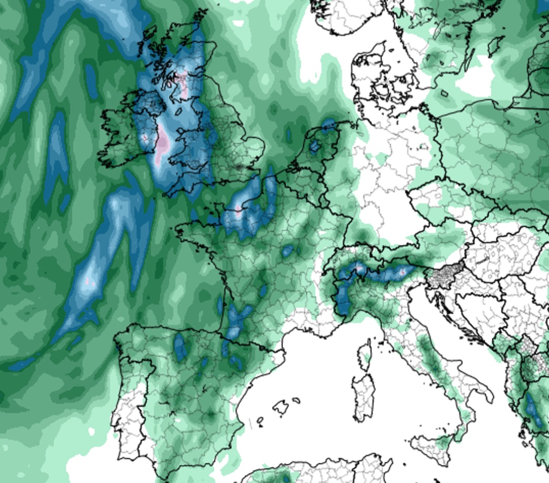 Spanish Plume precipitazioni