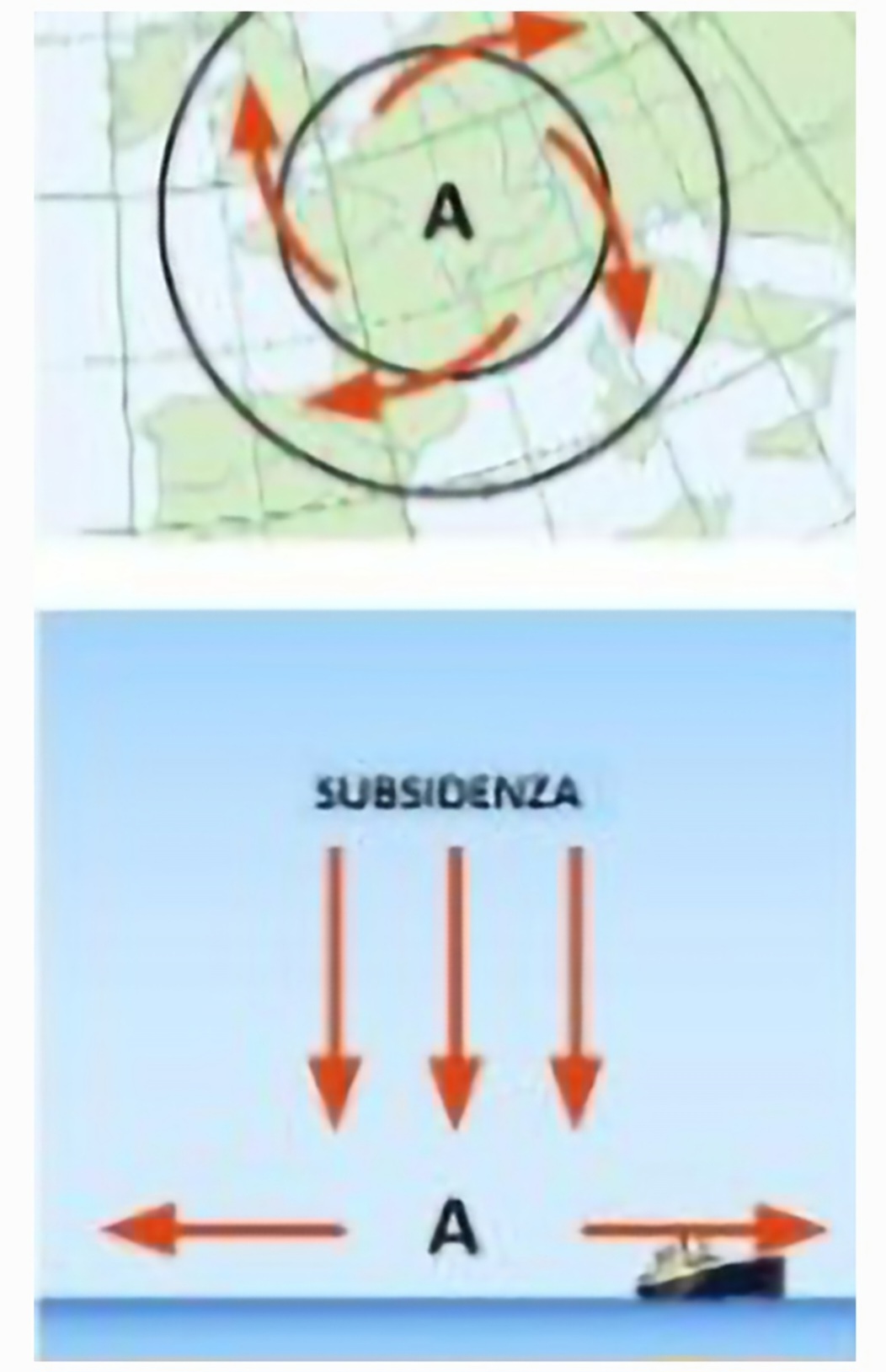 Subsidenza anticiclone subtropicale 