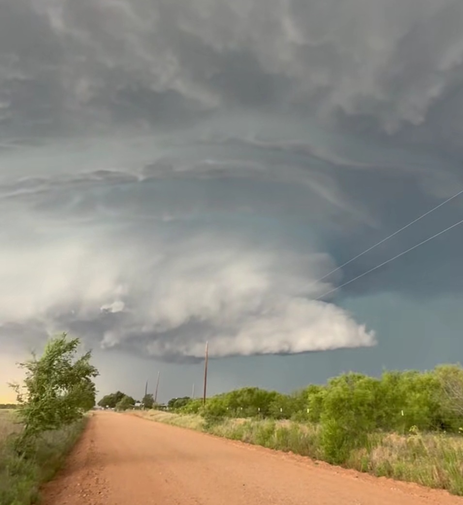 Supercella tornadica Texas