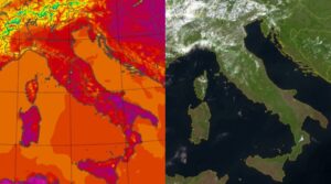 Temperature massime e sat 6 giugno