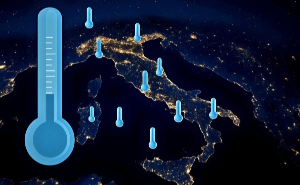 Temperature minime 15 giugno Italia