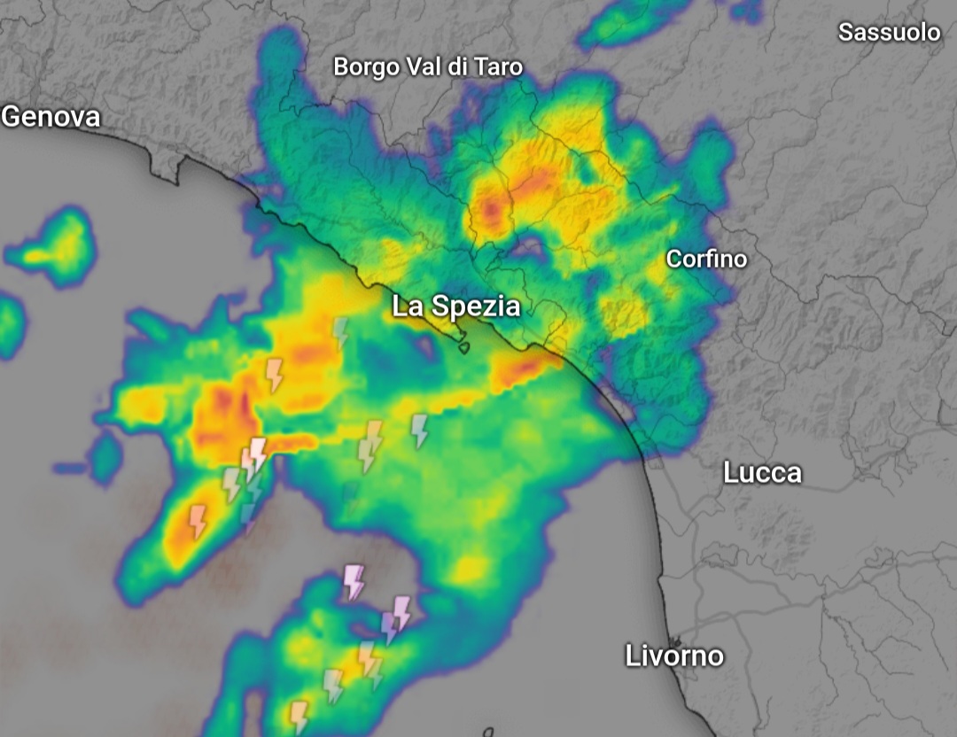 Temporali Liguria La Spezia