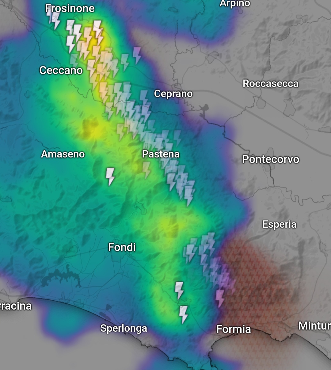 Temporali Lazio