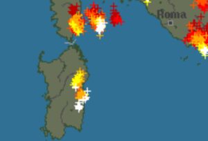 Temporali Sardegna 22 giugno