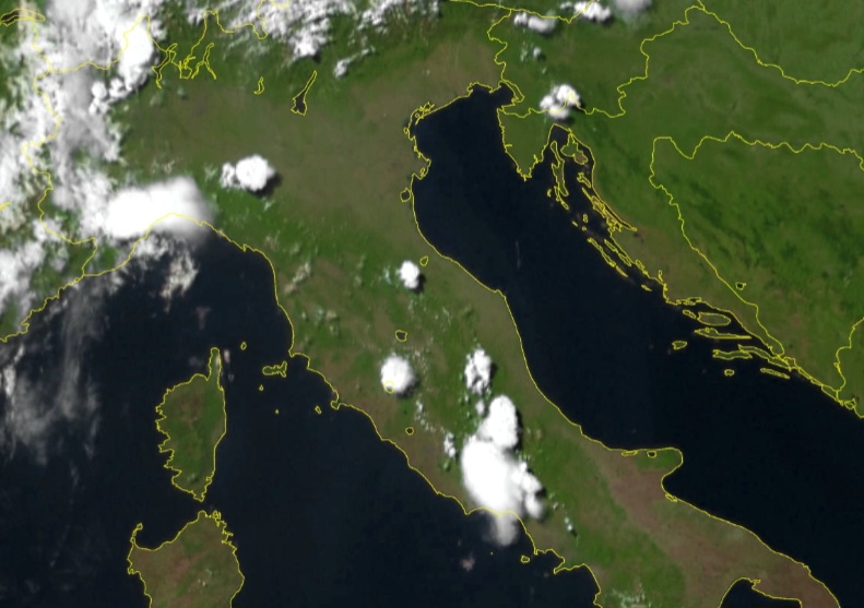 Temporali Centro-Nord satellite