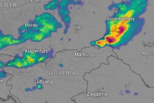 Temporali grandine Slovenia