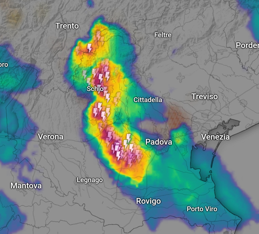 Temporali Nord Italia 21 giugno