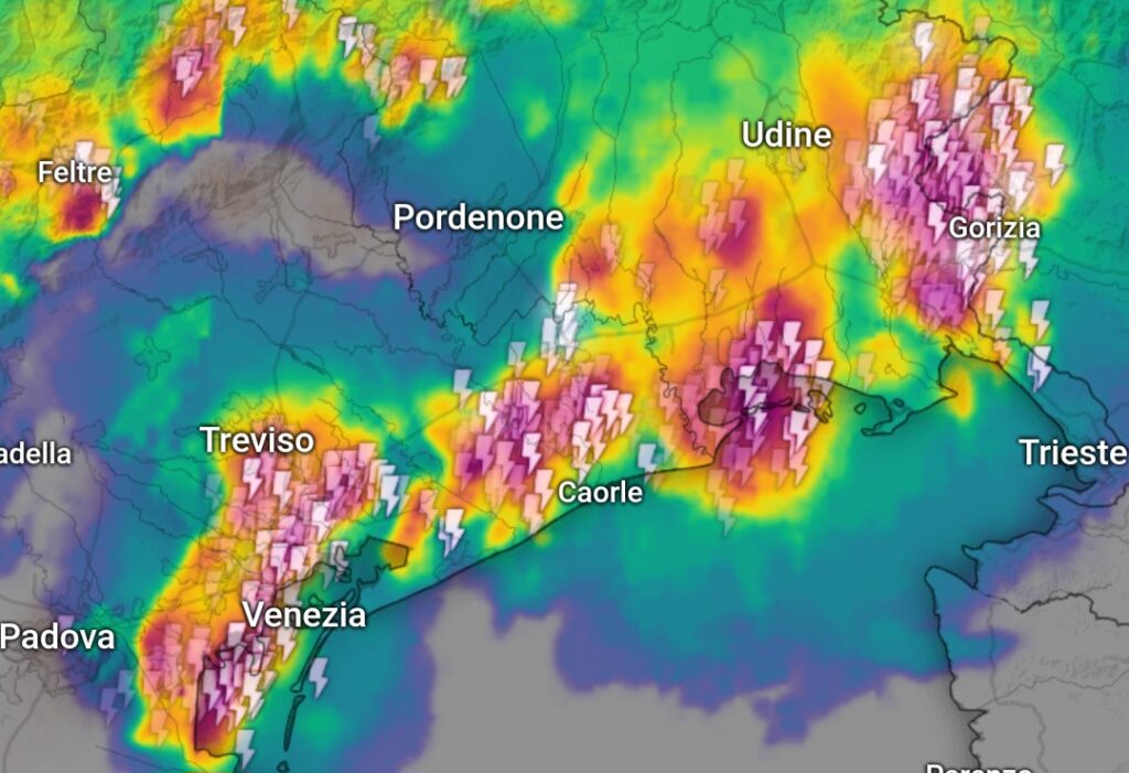 Temporali Nord Italia 26 giugno