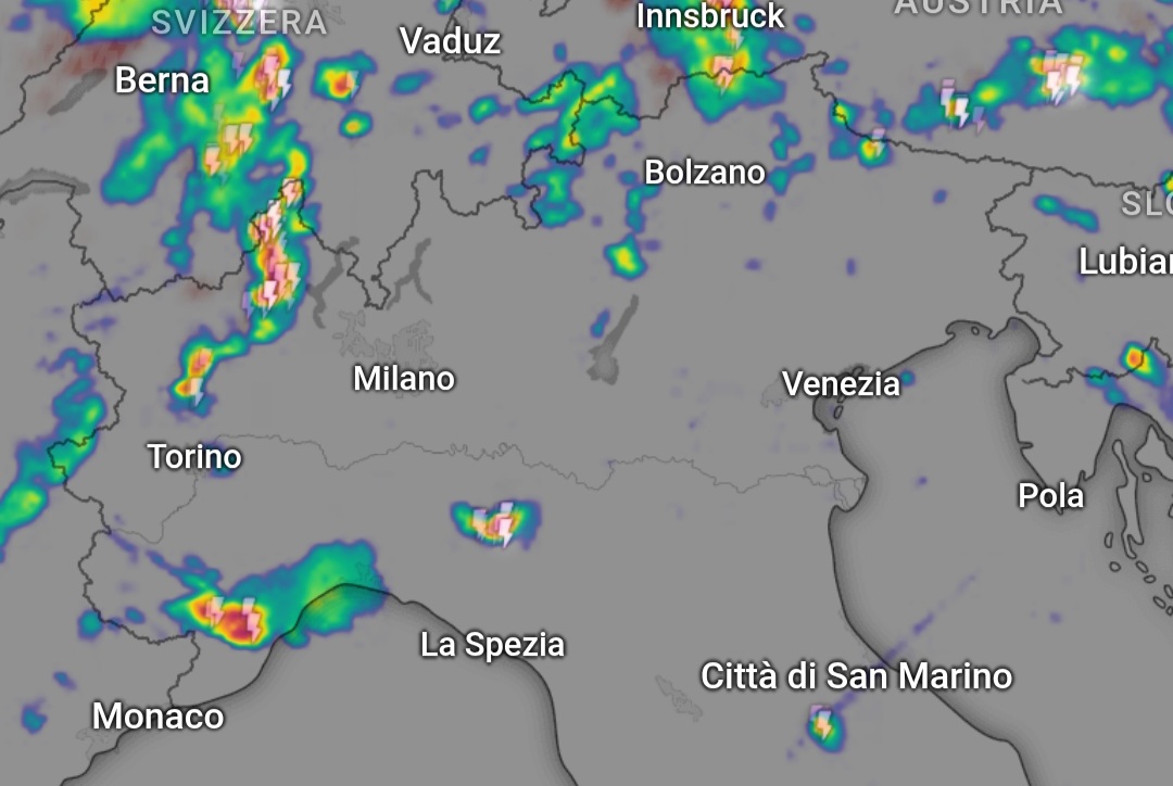 Temporali Nord Italia 