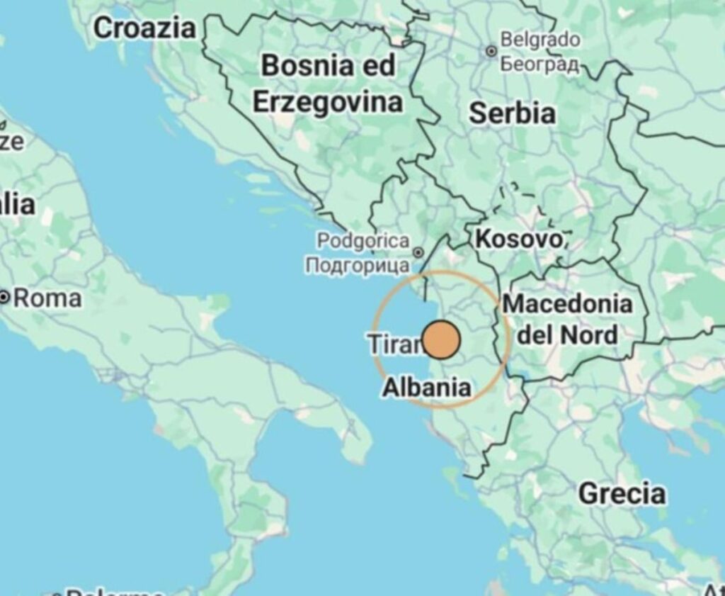 Terremoto Albania