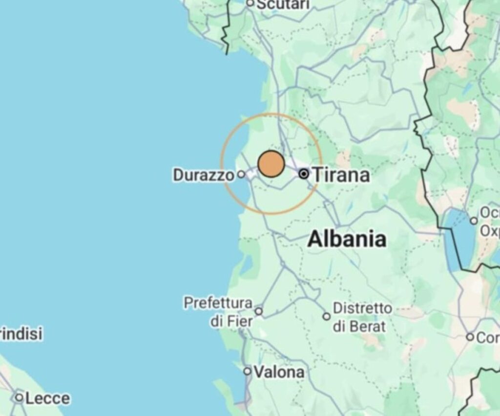 Terremoto Albania