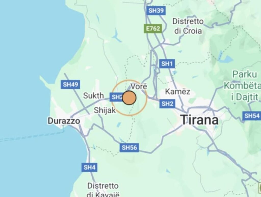 Terremoto Albania