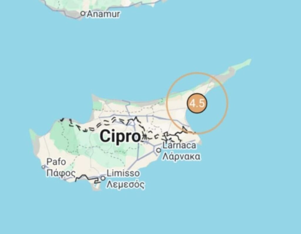 Terremoto Cipro