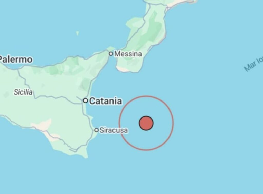 Terremoto Mar Ionio