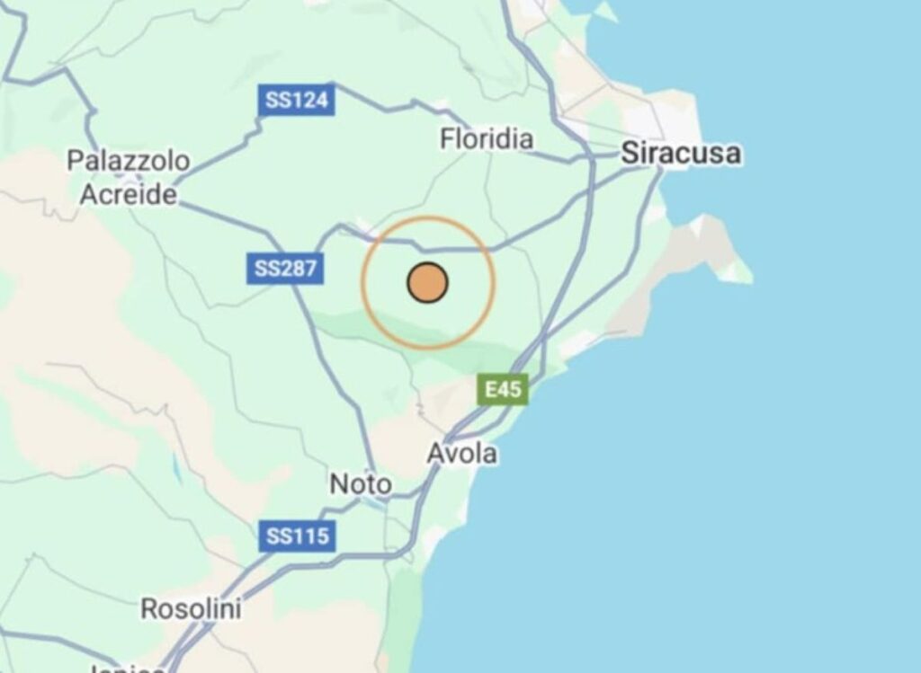 Terremoto Sicilia