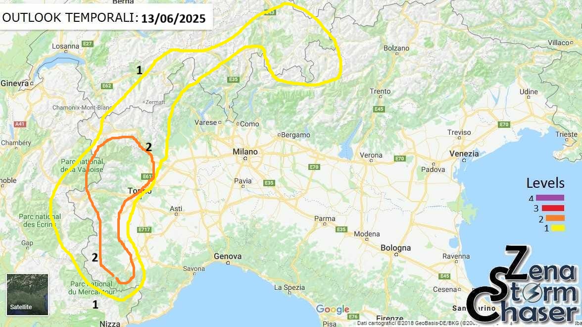 allerta meteo 13 giugno