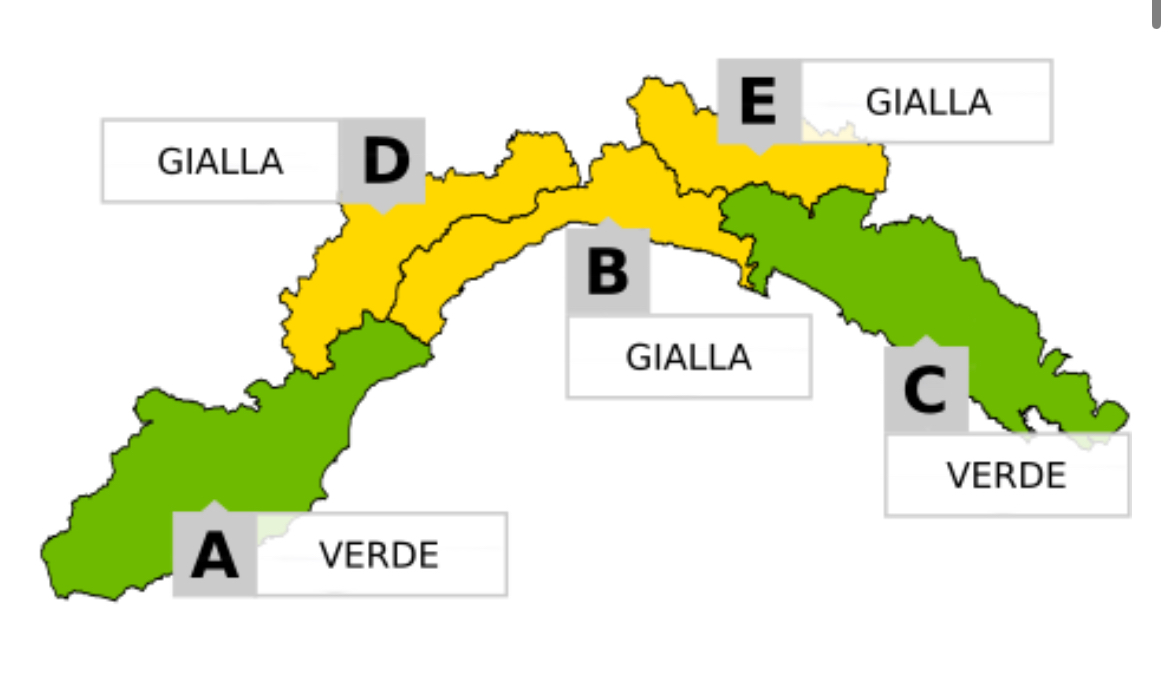 allerta meteo liguria