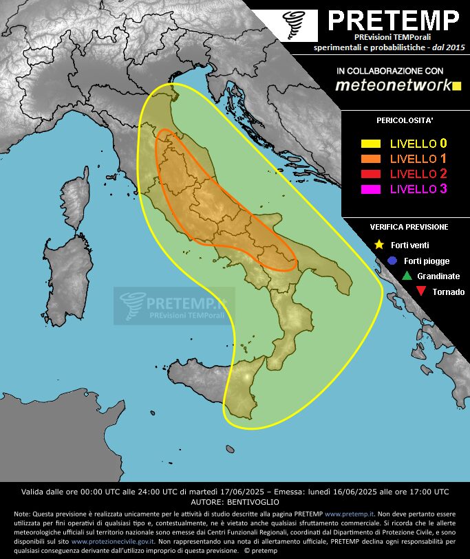 allerta meteo oggi centro sud