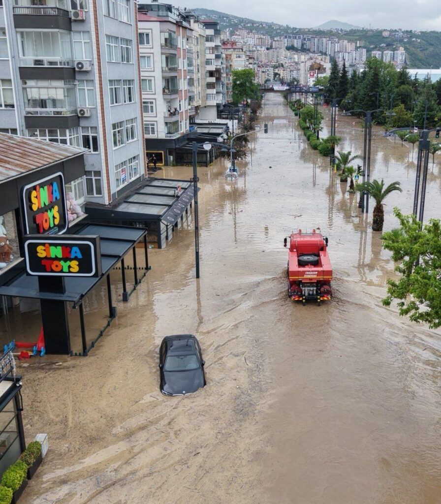 alluvione turchia trebisonda