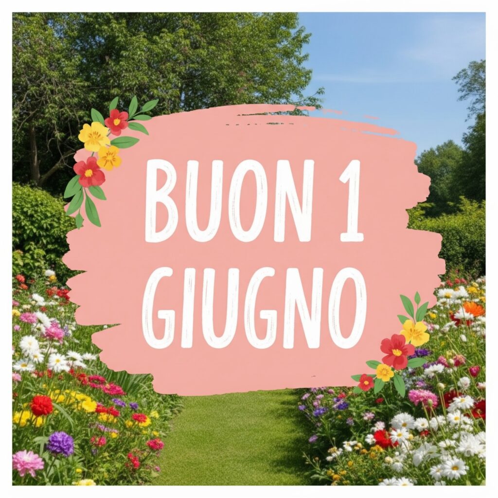 buongiorno buon 1 giugno 2025 immagini frasi nuove originali