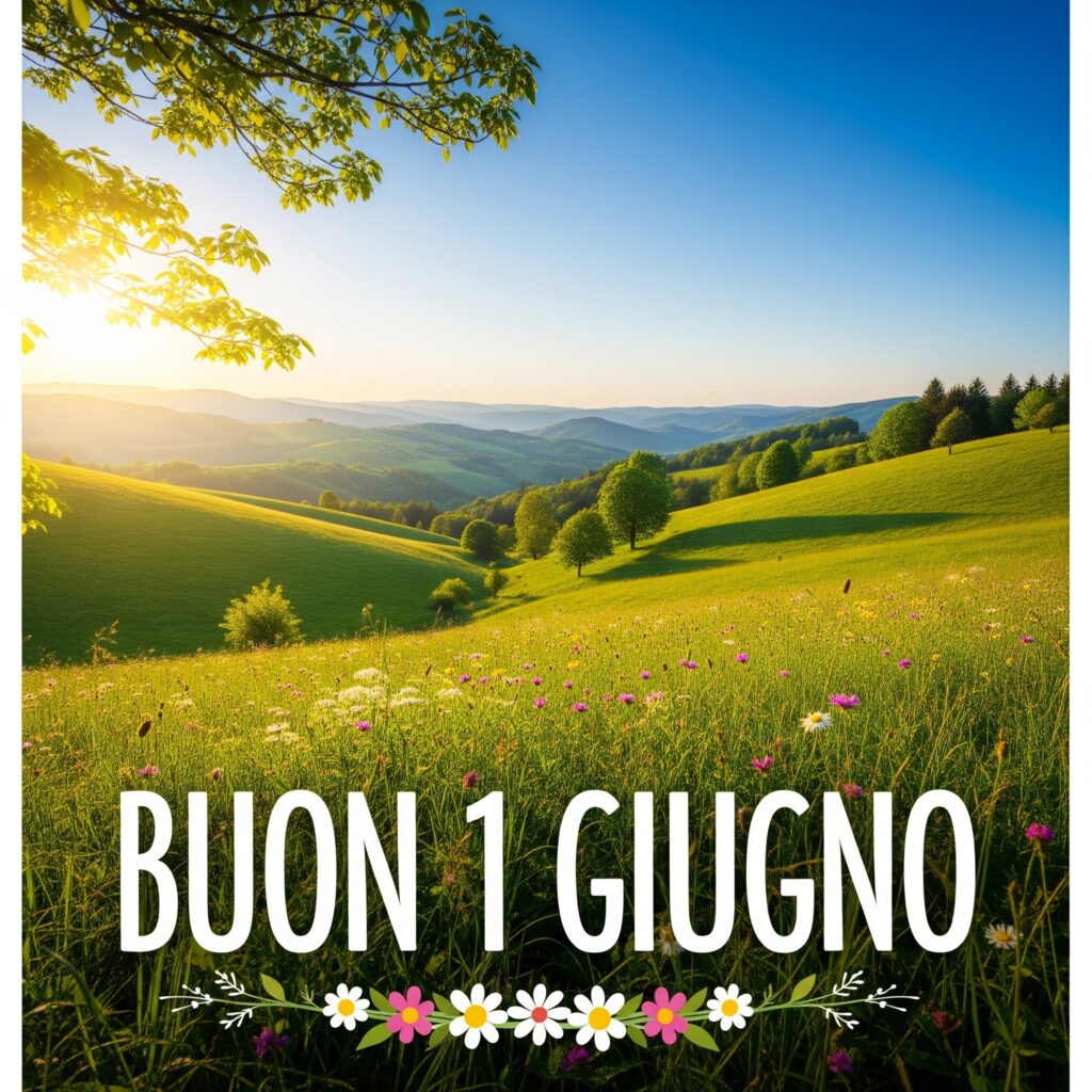 buongiorno buon 1 giugno 2025 immagini frasi nuove originali