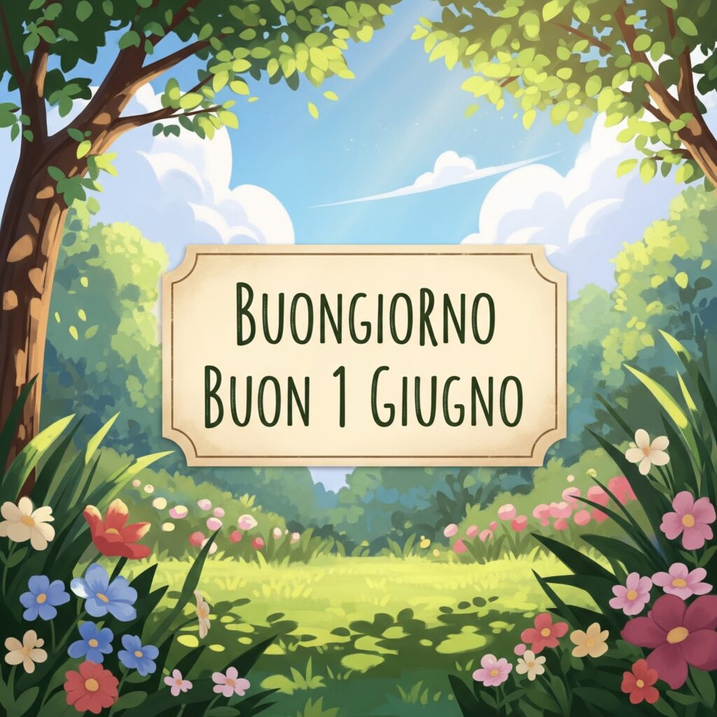 buongiorno buon 1 giugno 2025 immagini frasi nuove originali