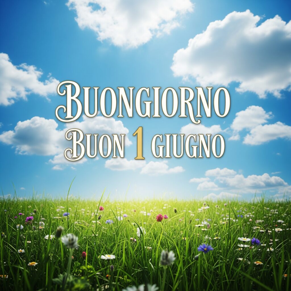 buongiorno buon 1 giugno 2025 immagini frasi nuove originali