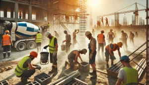 caldo lavoro cantiere