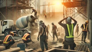 caldo lavoro cantiere