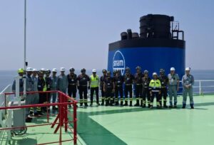 capo vigili fuoco visita nave snam