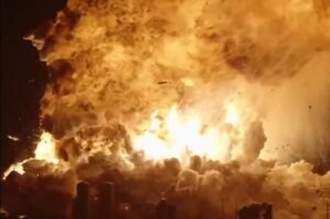 esplosione razzo starship spacex