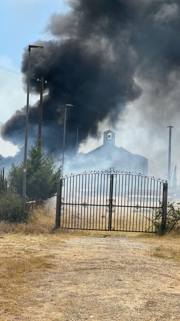 incendio Bernalda basilicata