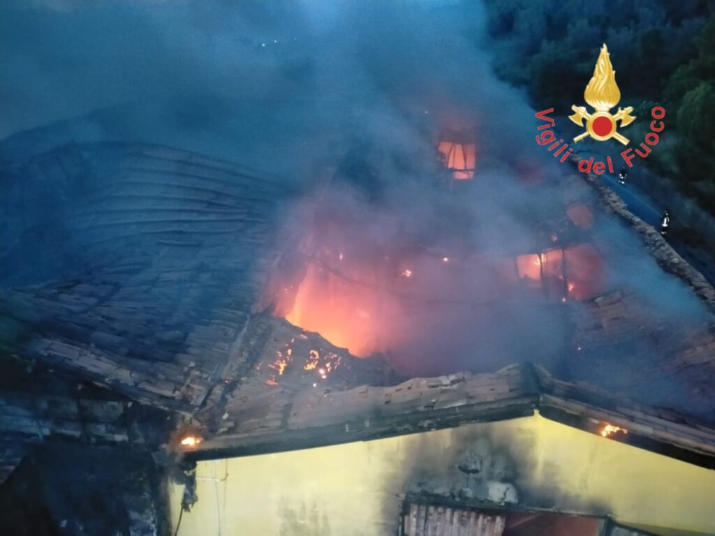 incendio cantine Odoardi