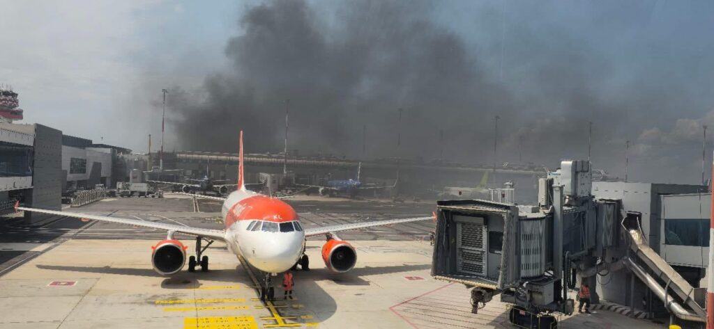 incendio fiumicino