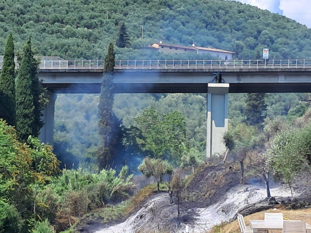 incendio massarosa toscana