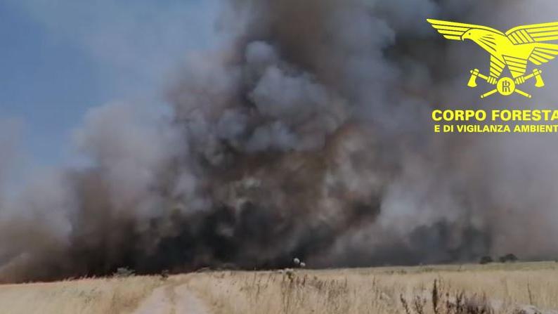 incendio ozieri sardegna