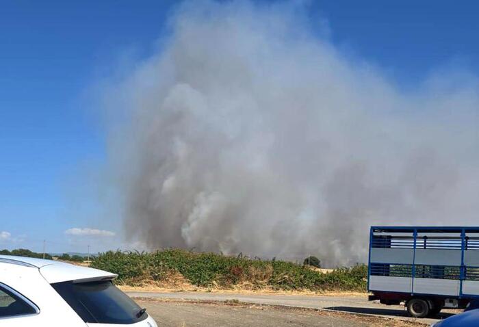 incendio pozzomaggiore sardegna