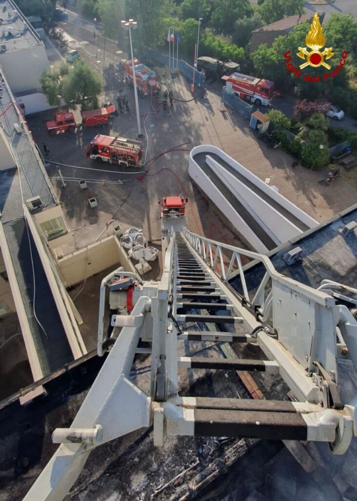 incendio viterbo