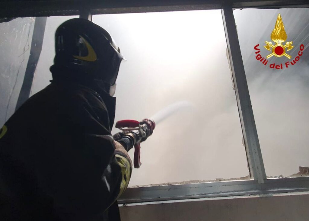 incendio viterbo